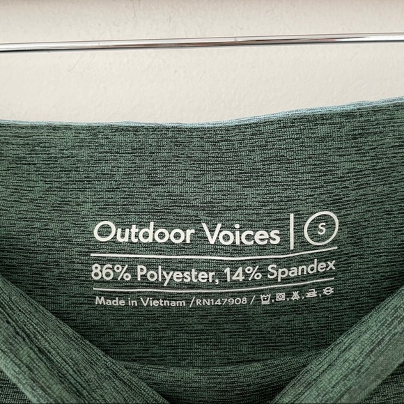 Outdoor Voices 3/4 Two-tone Panel Leggings Small - Picture 10 of 12